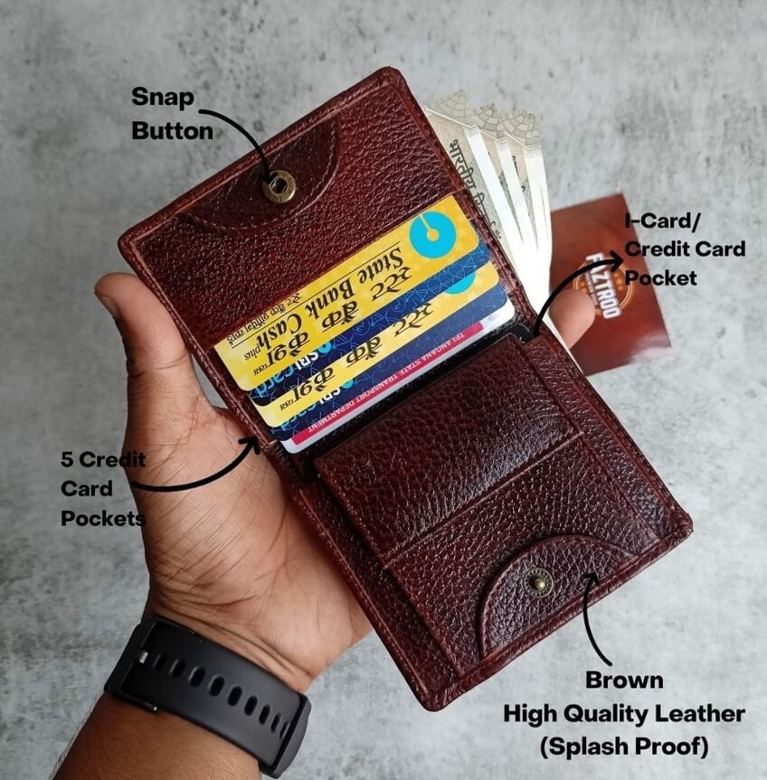 MENS GENTS REAL Leather Coin Wallets Coin Purse Wallet Change Pouch Coin  Tray £20.00 - PicClick UK
